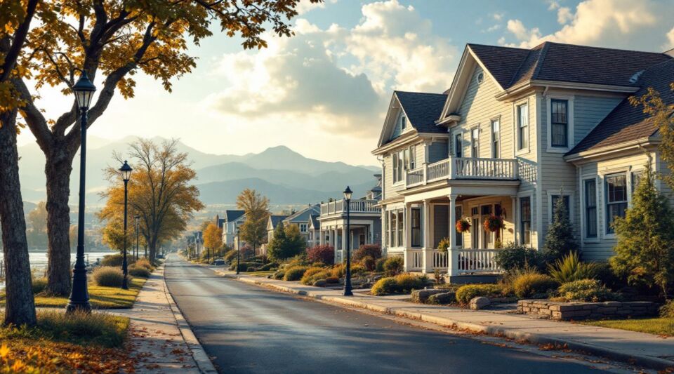 A Meadowbrook Restoration response vehicle parked on a residential street in Severance, Colorado during a clear Front Range morning.